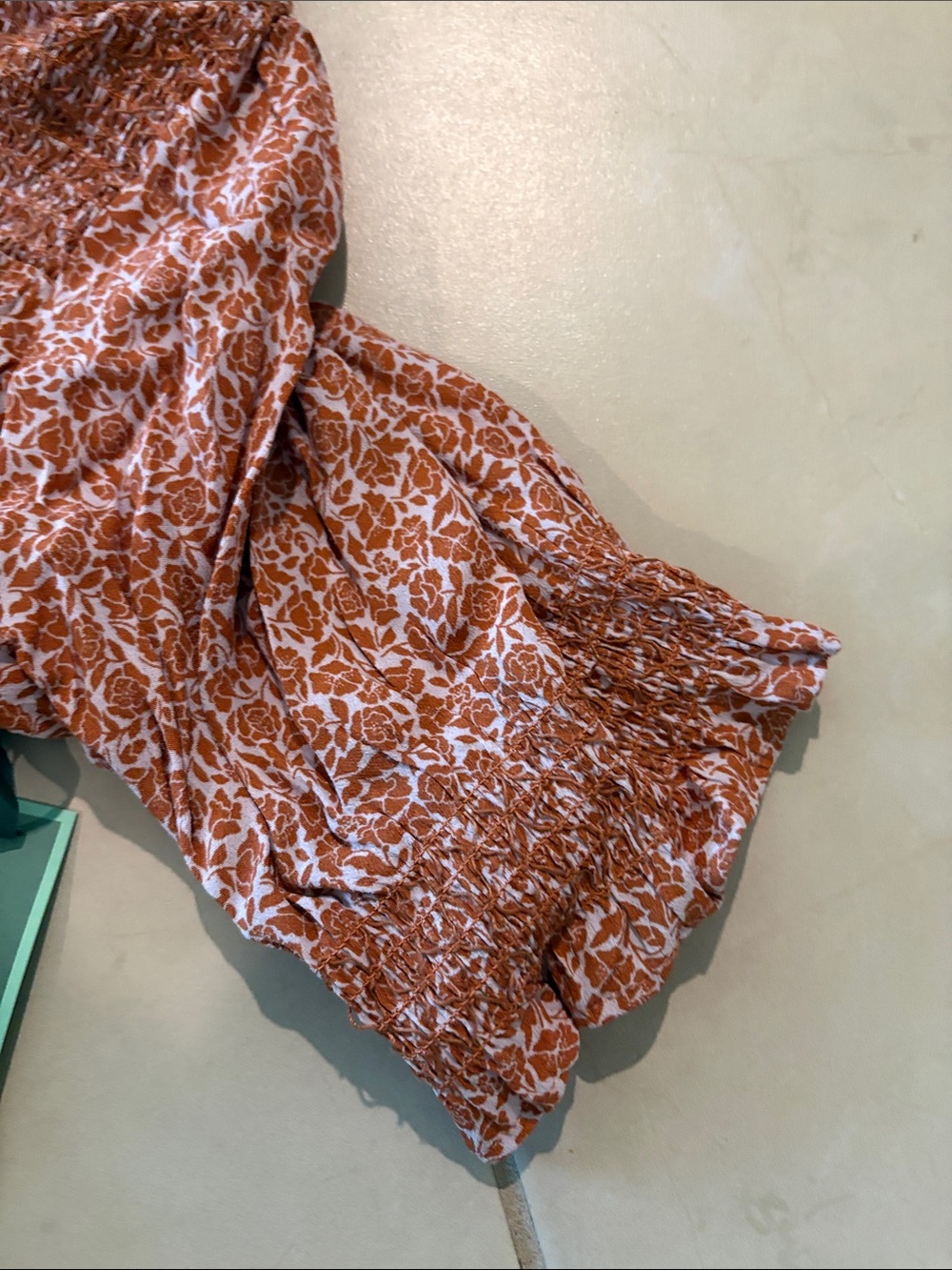 NWT 3X floral shirt 645 Terra and sky - Picture 5 of 8